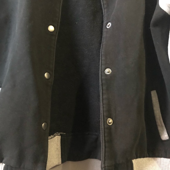Fabletics gray and black sweater jacket - Picture 6 of 8